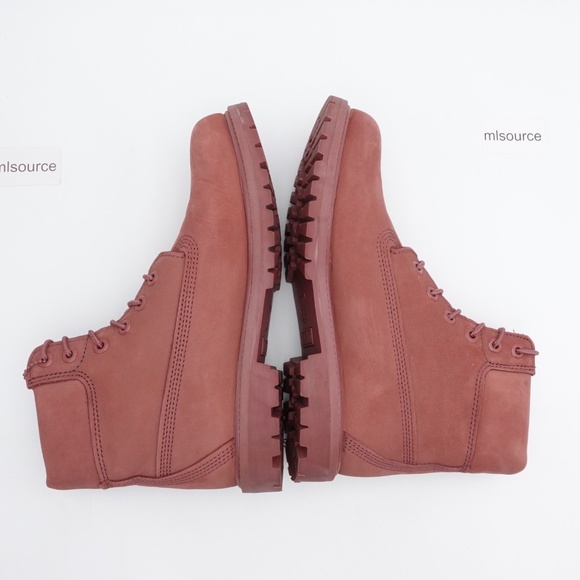 NEW Size 9 Women's Timberland Premium 6-Inch Waterproof Boots TB-0A2HR8-ET1 Red - Picture 4 of 14
